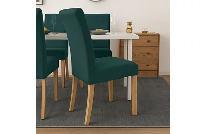 Univerzálne poťahy na stoličky – 6 kusov – Zelená