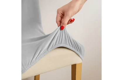 Univerzálne poťahy na stoličky – 6 kusov – Šedá