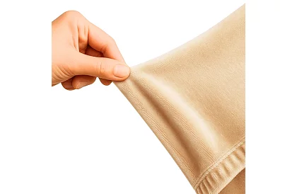 Napínací poťah na sedačku 145–185 cm – Béžový zamat