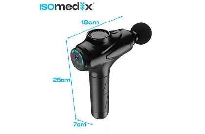 Masážna pištoľ na uvoľnenie svalov + 12 nadstavcov