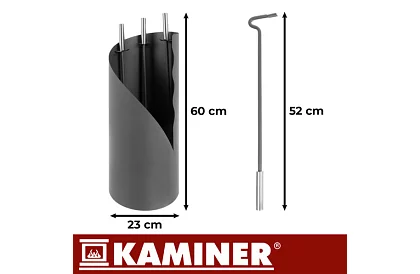 Náradie k krbu – dizajnová sada 4 v 1