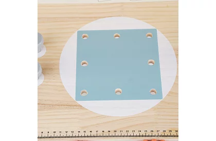 Detská dielňa – stôl s dreveným náradím 3 v 1