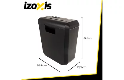 Skartovací stroj 6 listov A4 - 10 litrov