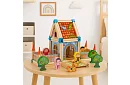 Drevené stavebné kocky – domček, 268 dielikov