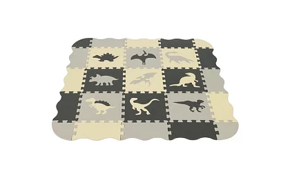 Pěnová puzzle skládací podložka - 106 × 106 cm