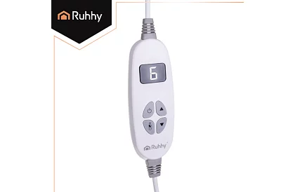 Výhrevná vyhrievacia deka 180 × 130 cm - béžová, 10 režimov + diaľkové ovládanie