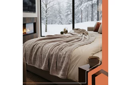 Výhrevná vyhrievacia deka 180 × 130 cm - béžová, 10 režimov + diaľkové ovládanie