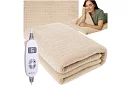 Výhrevná vyhrievacia deka 180 × 130 cm - béžová, 10 režimov + diaľkové ovládanie