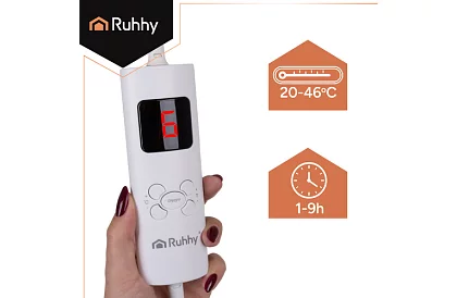 Výhrevná vyhrievacia deka podložka 180 × 130 cm, 6 režimov + diaľkové ovládanie