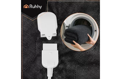 Výhrevná vyhrievacia deka podložka 180 × 130 cm, 6 režimov + diaľkové ovládanie