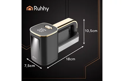 Akumulátorový odžmolkovač na textil s LCD displejom