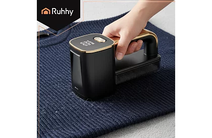 Akumulátorový odžmolkovač na textil s LCD displejom