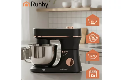 Kuchynský robot s vyhrievanou misou 5,7 l – 2300 W + príslušenstvo