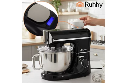 Kuchynský robot s vyhrievanou misou a váhou 5,5 l – 2300 W + príslušenstvo
