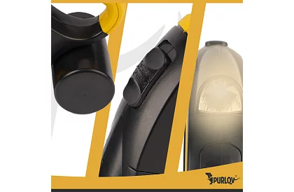 Flexi vodítko pre psov s LED svietidlom - 5 m - 10 - 25 kg