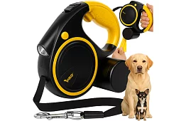 Flexi vodítko pre psov s LED svietidlom - 5 m - 10 - 25 kg