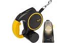 Flexi vodítko pre psov s LED svietidlom - 5 m - 10 - 25 kg