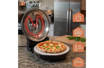Domáca pec na pizzu s kameňom – 1200 W