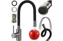 Drezová batéria 360° s flexibilným výtokom a perlátorom