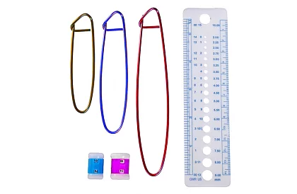 Háčkovacia sada v puzdre pre začiatočníkov aj pokročilých – 69 dielov