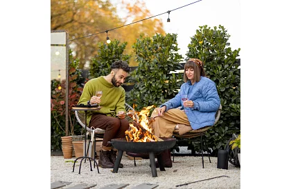 Záhradné ohnisko s madlami - 60 cm