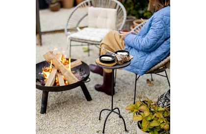 Záhradné ohnisko s madlami - 60 cm