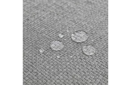 Skladací látkový úložný taburet 76 × 38 × 38 cm – šedý