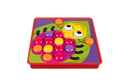 Vzdělávací mozaika - gombíkové puzzle