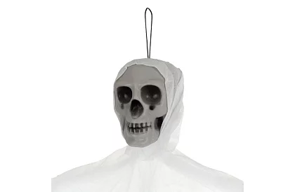 Závesný kostlivec 70 cm - závesná dekorácia biela