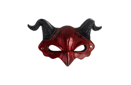Karnevalová maska diabla s rohmi