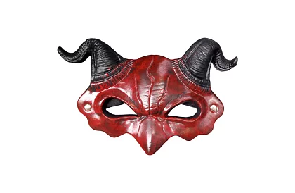 Karnevalová maska diabla s rohmi