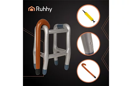 Nafukovacie chodítko s palicou + pumpička