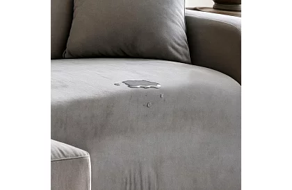 Napínací poťah na sedačku 145–185 cm – tmavošedý zamat