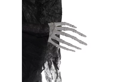 Závesný kostlivec 70 cm - závesná dekorácia čierna