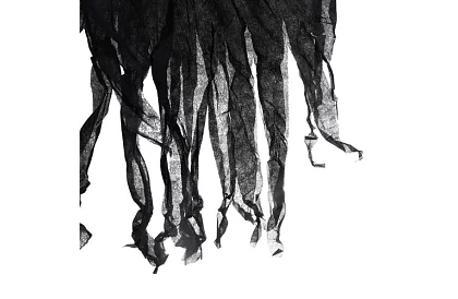 Závesný kostlivec 70 cm - závesná dekorácia čierna