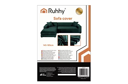 Napínací poťah na sedačku 145–185 cm – Zelený zamat