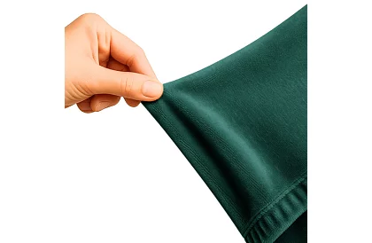 Napínací poťah na sedačku 145–185 cm – Zelený zamat