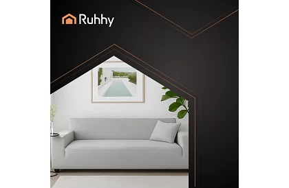 Napínací poťah na sedačku 145–185 cm – Svetlo šedý zamat