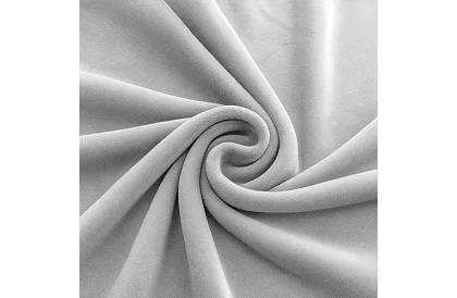 Napínací poťah na sedačku 190–230 cm – Svetlo šedý zamat