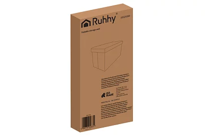 Skladací úložný taburet 60 × 30 × 30 cm – šedý zamat