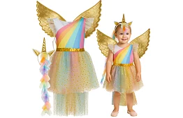 Detský trojdielny kostým jednorožca - 110–116 cm