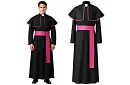 Biskupský kostým pre dospelých – sutana, plášť a liturgická šerpa
