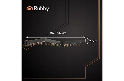 Nástenný skladací sušiak bielizne – 2 v 1