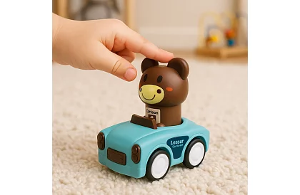 Senzorické autíčka so zvieratkami 4 v 1