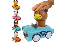 Senzorické autíčka so zvieratkami 4 v 1