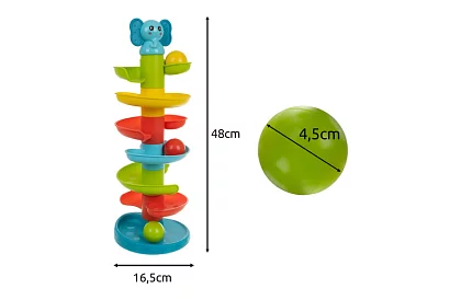 Detská veža s guľôčkami – guľôčková dráha