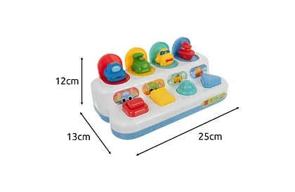 Vzdelávacia hračka s vyskakujúcimi vozidlami