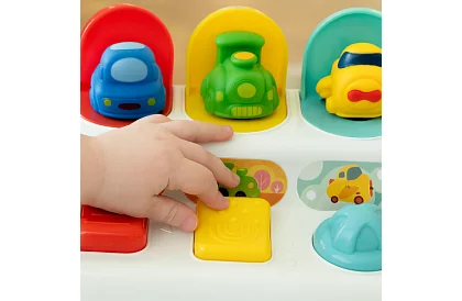 Vzdelávacia hračka s vyskakujúcimi vozidlami