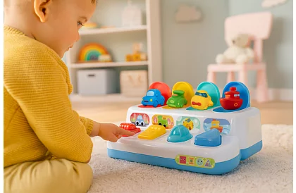 Vzdelávacia hračka s vyskakujúcimi vozidlami