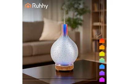 Ultrazvuková aroma lampa 200 ml + 3 vonné oleje